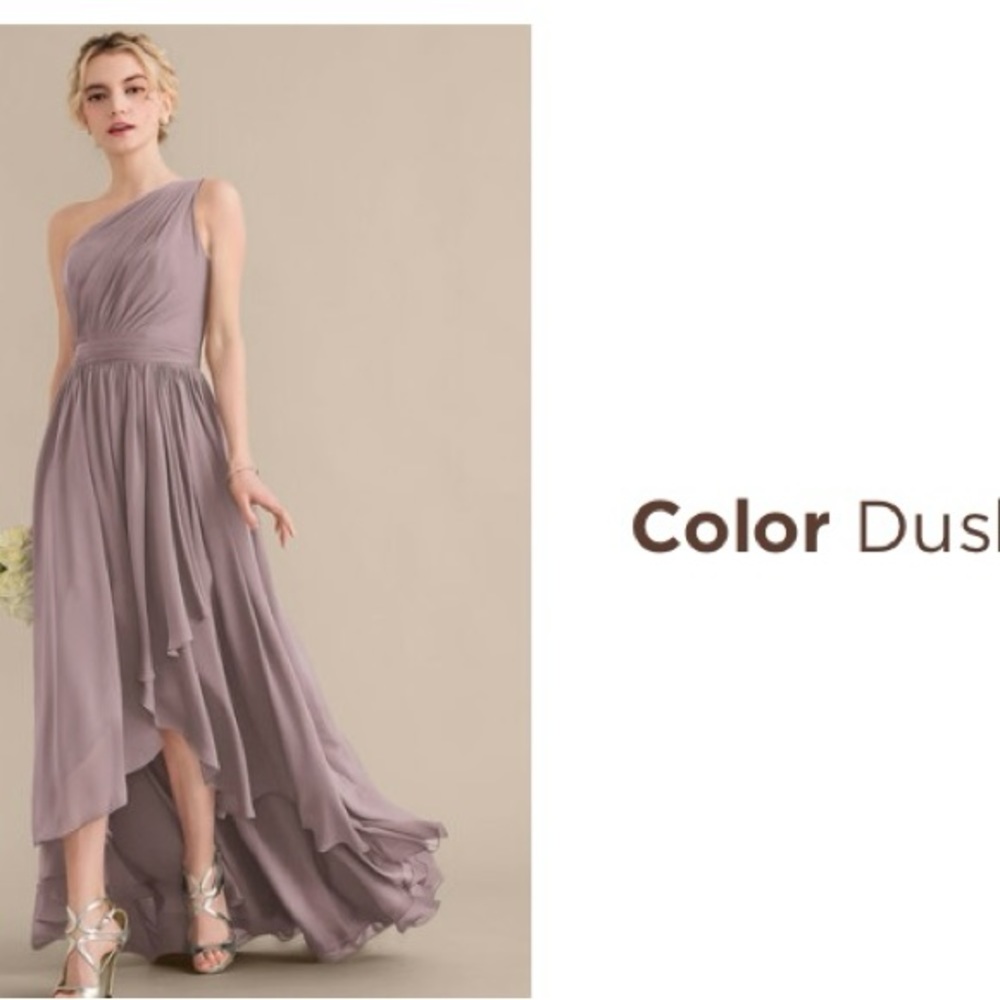 Dress (Bridesmaid Dress With Cascading Ruffles) New with tag